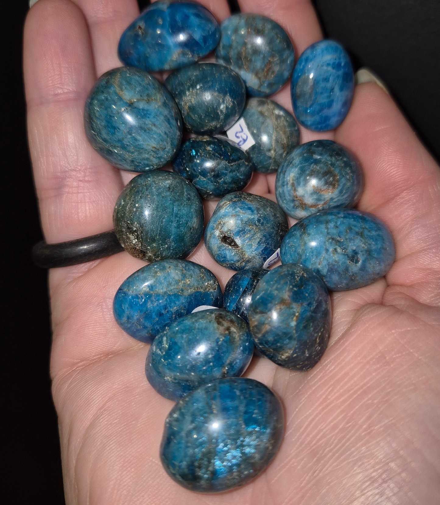 Blue Apatite Smaller Tumble Stones