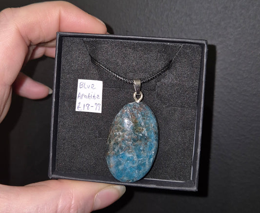 Blue Apatite gift boxed necklace