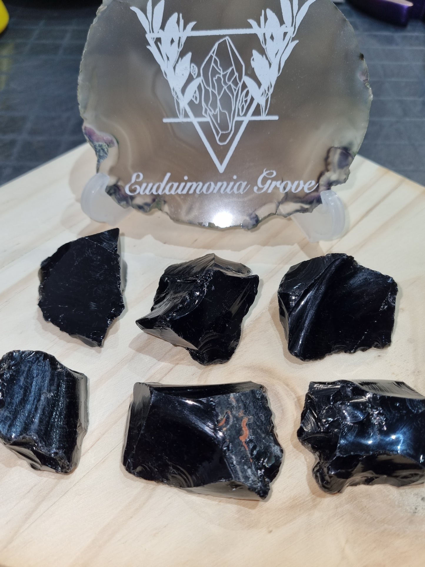 Black Obsidian Raw Smaller size