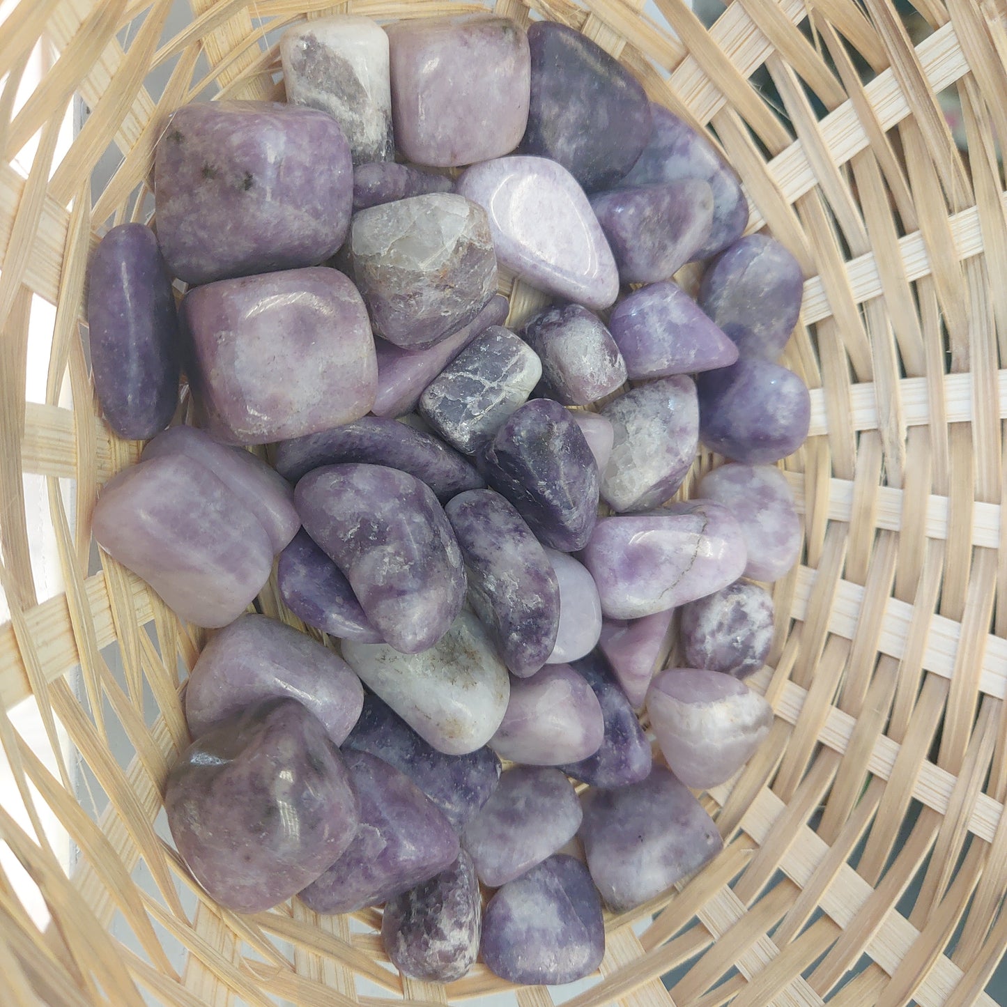 Lepidolite Tumbles