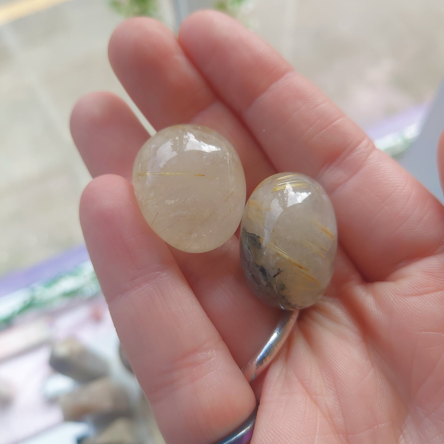 Golden Rutilated Quartz Tumble