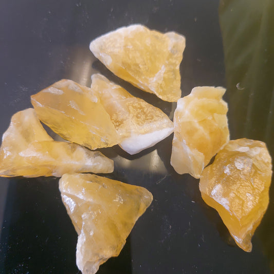 Orange Calcite Raw Chunk