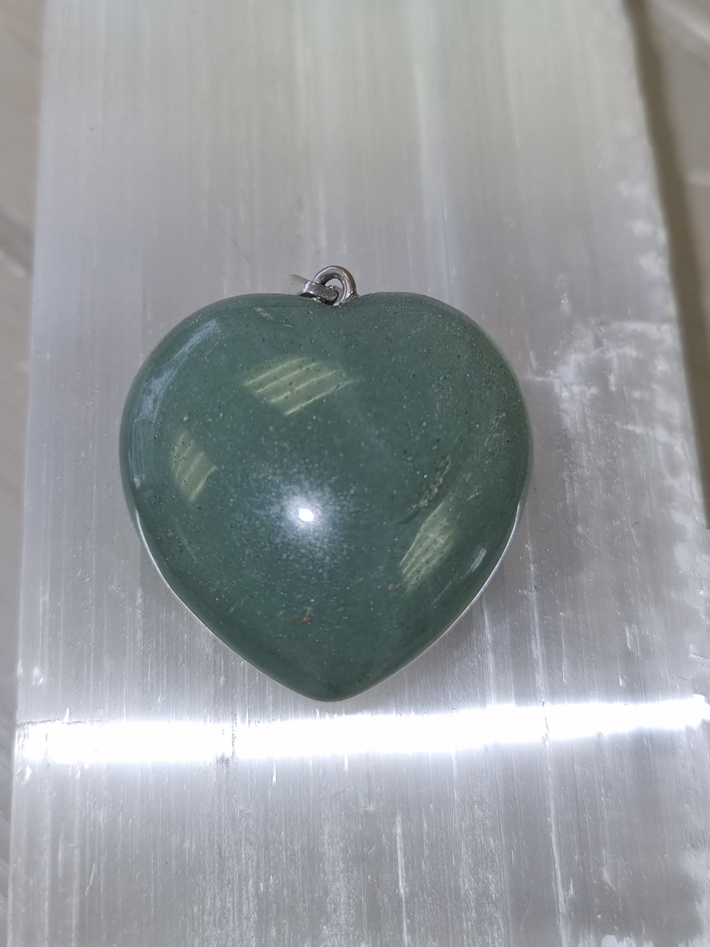 Green Aventurine Heart Pendant