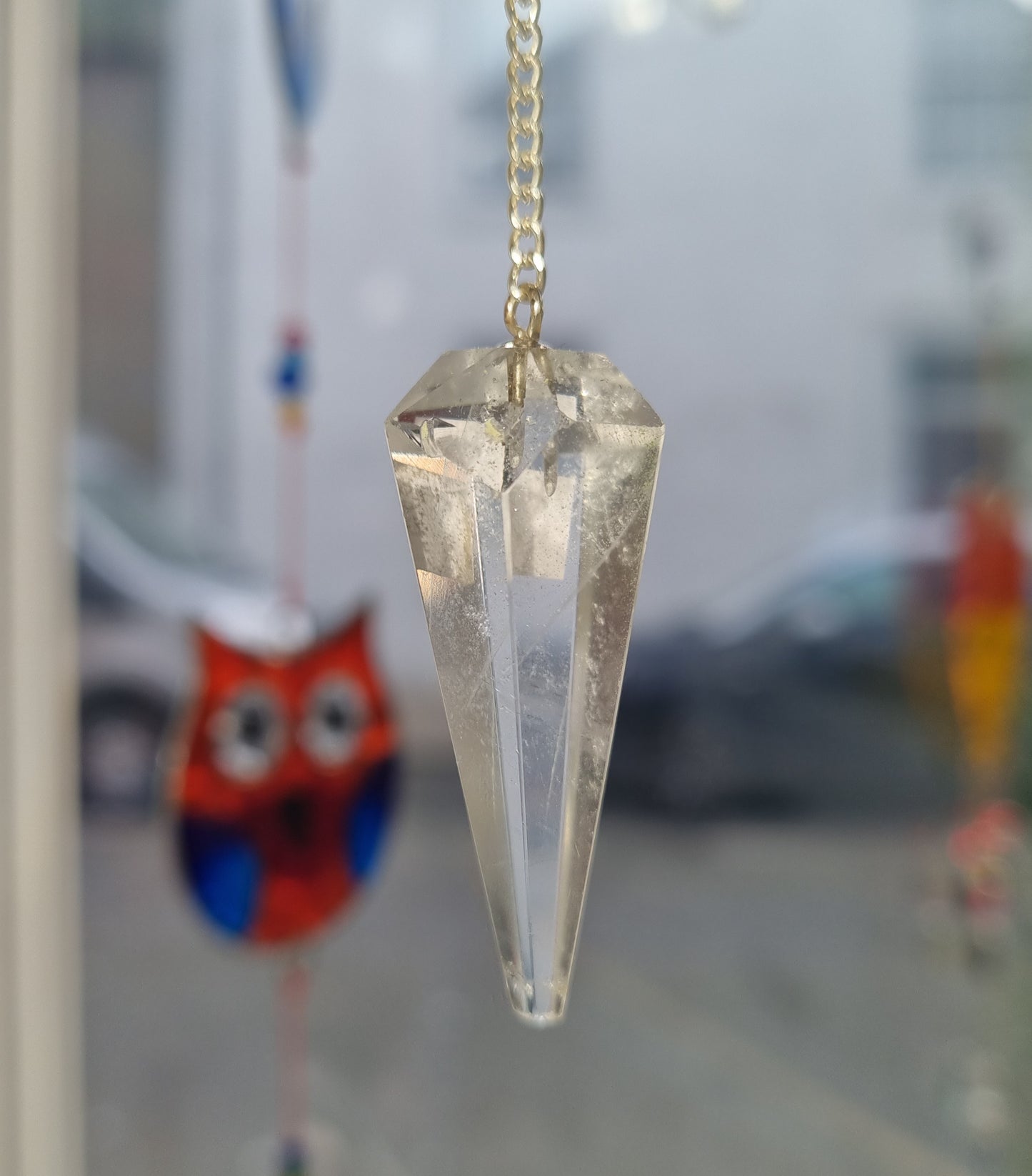 Clear Quartz Pendulum