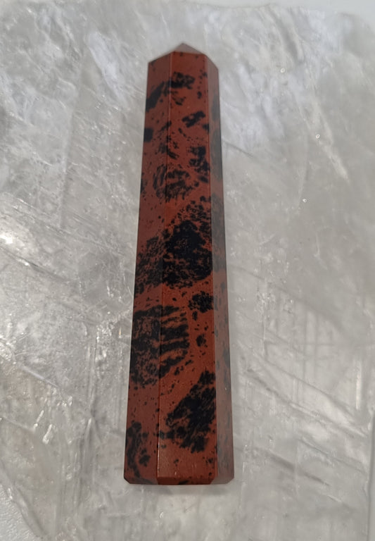 Mahogany Obsidian Point