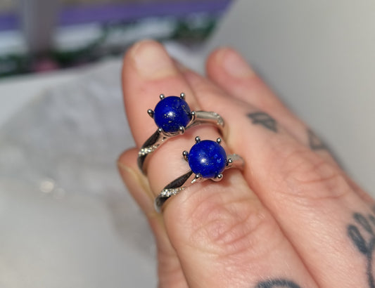 Lapis Lazuli Extendable Ring