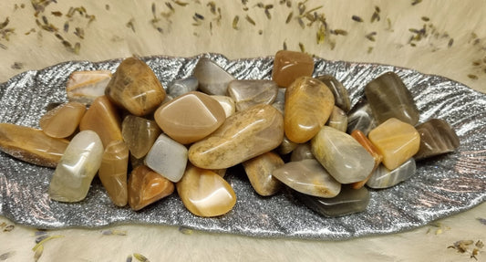 Mixed Moonstone Tumbles