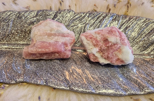 Pink Tourmaline Medium Raw Pieces