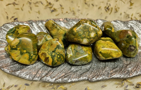 Rainforest Jasper Tumbles