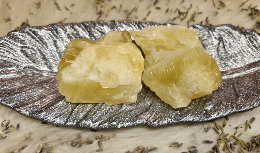 Citrine Calcite Raw Chunks