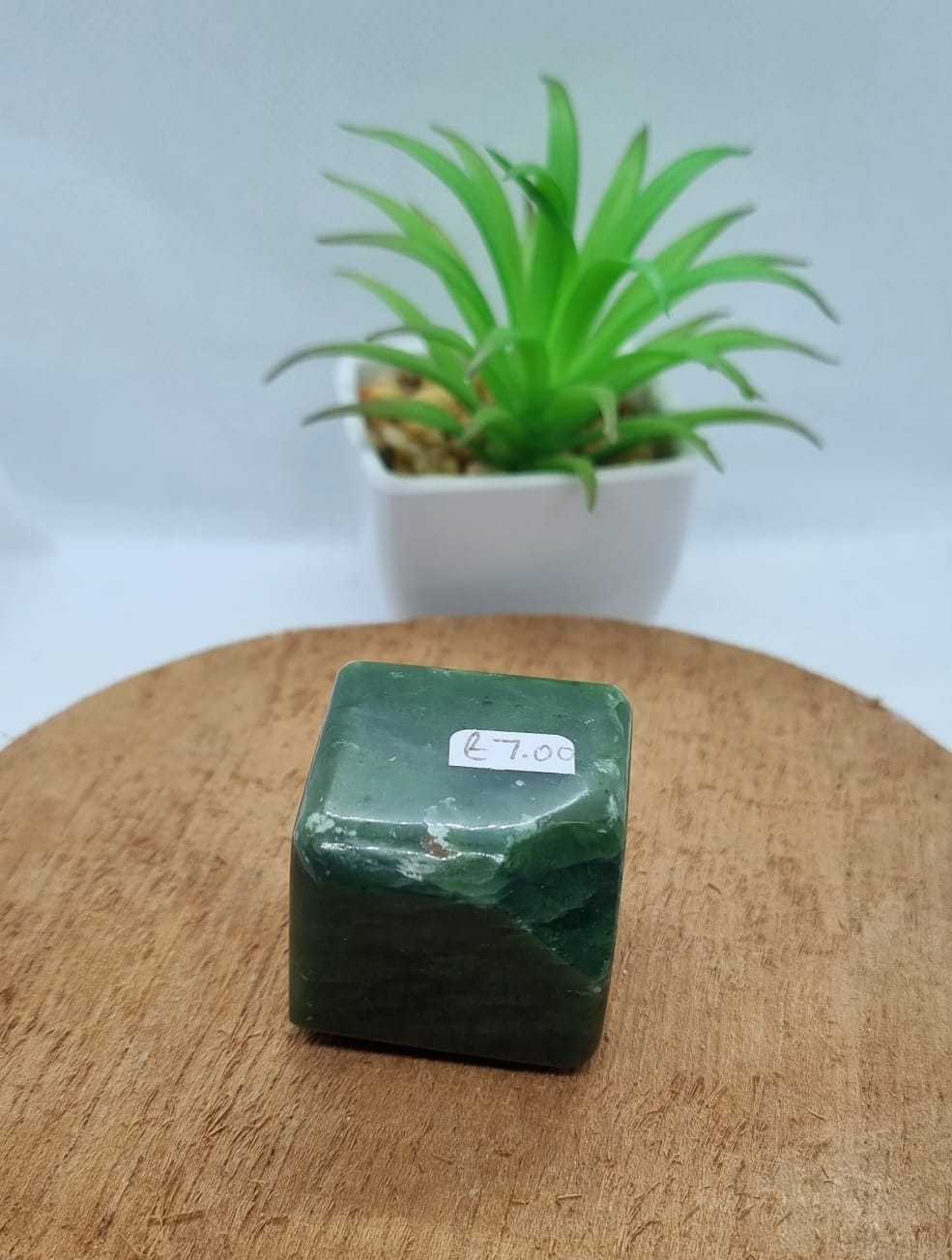 Nephrite Jade Cube Carving