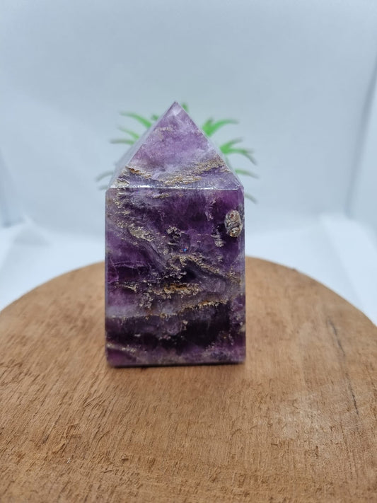 Purple Fluorite Obelisk/Point