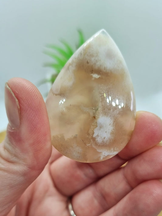 Flower Agate Cabachon
