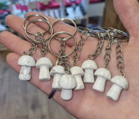 Mini Mushroom Keyrings