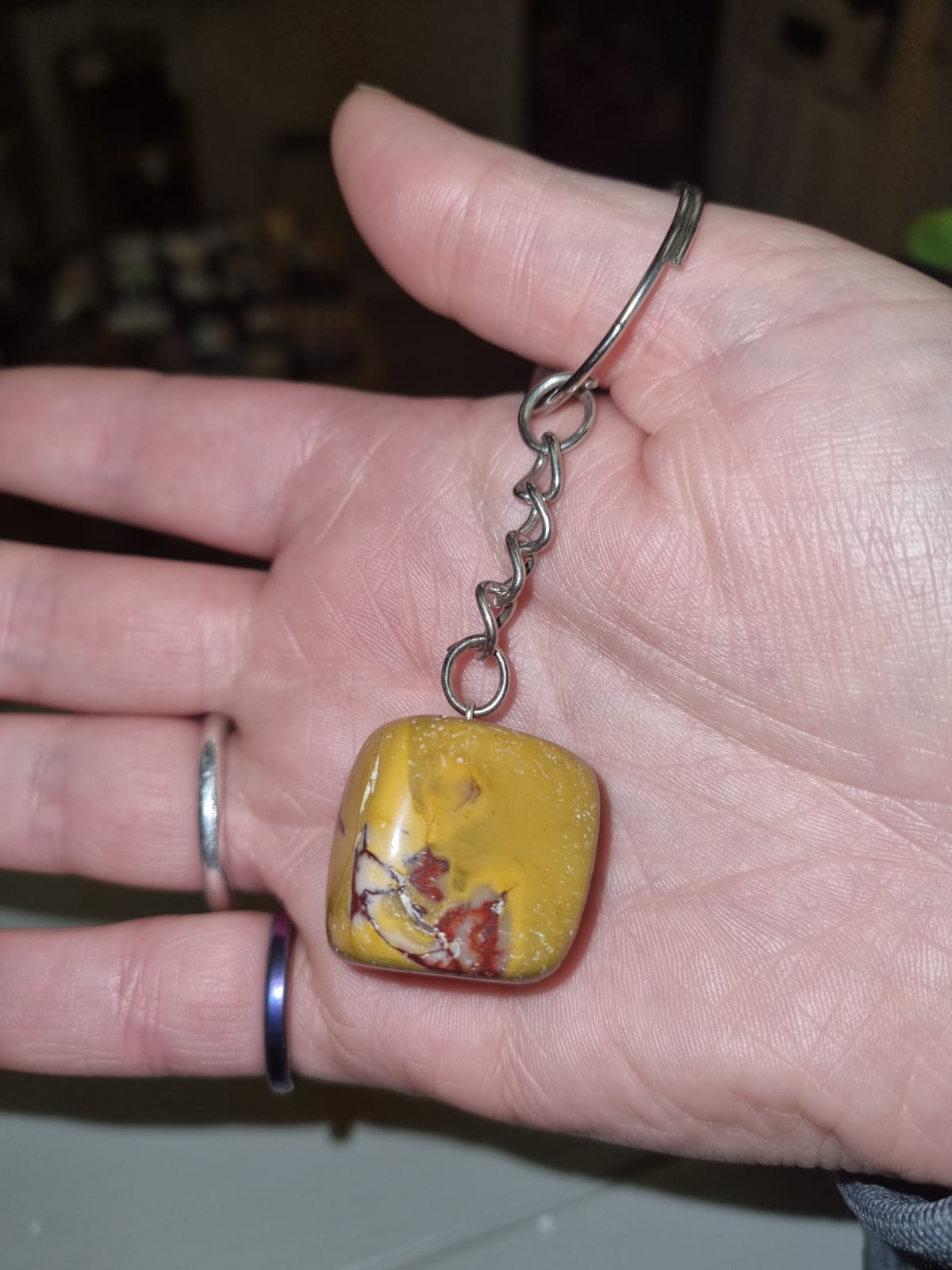 Mookaite Keyring