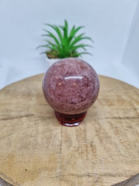 Strawberry Quartz Sphere