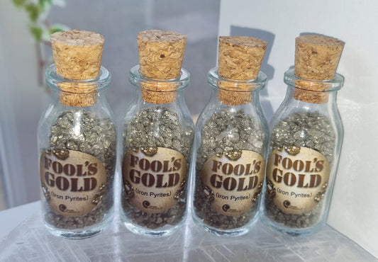 Fools Gold/Pyrite Chip Bottle