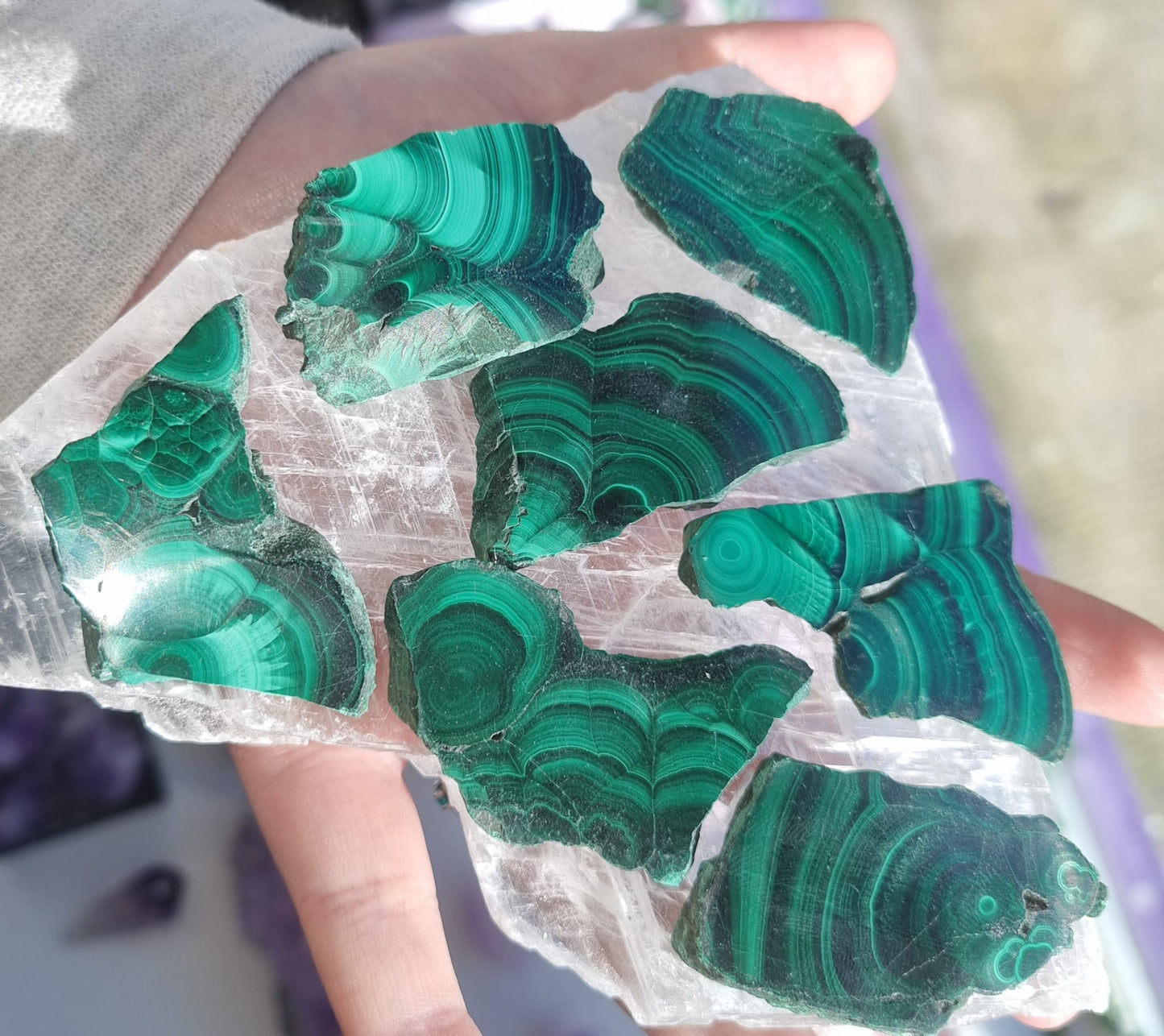 Malachite Slice