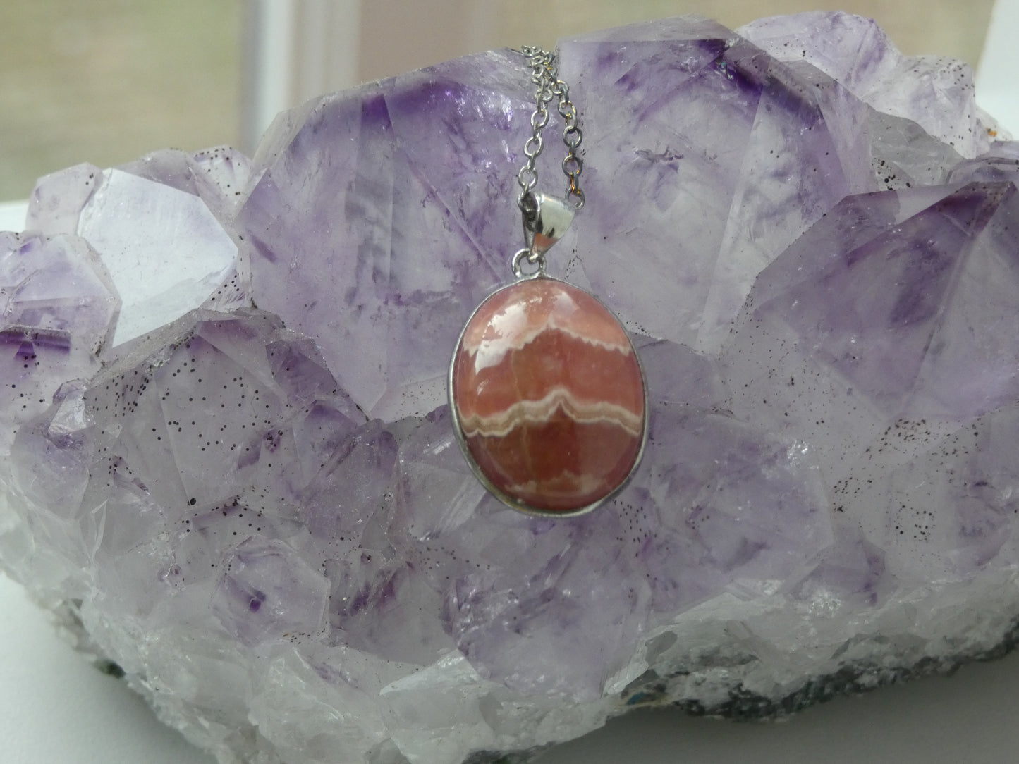 Rhodochrosite Pendant