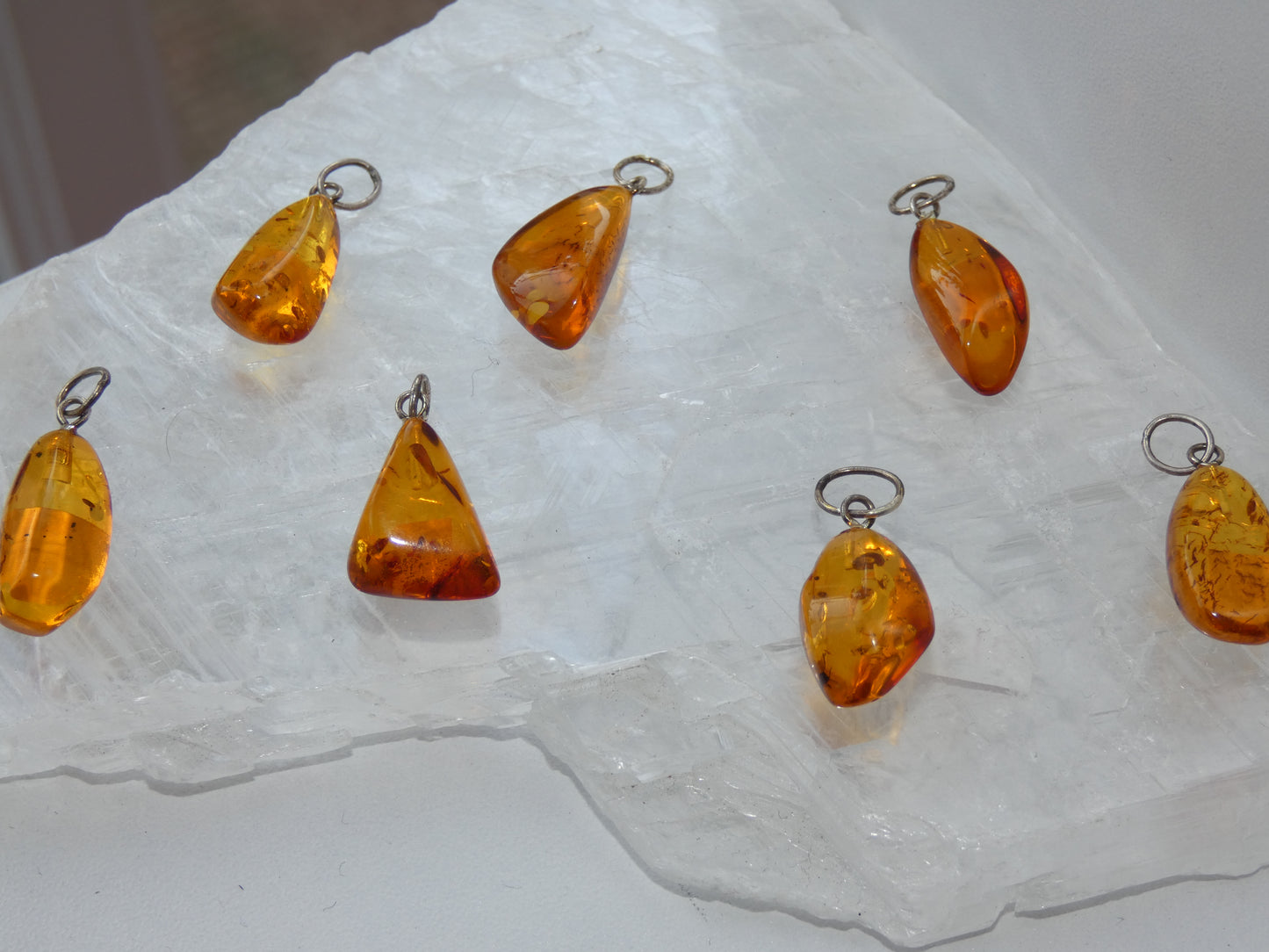 Amber Pendants