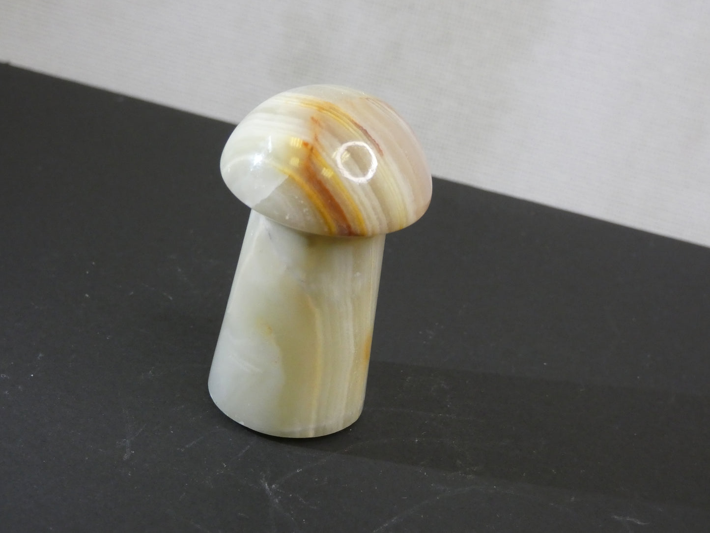 Banded Onyx Mushroom Carving