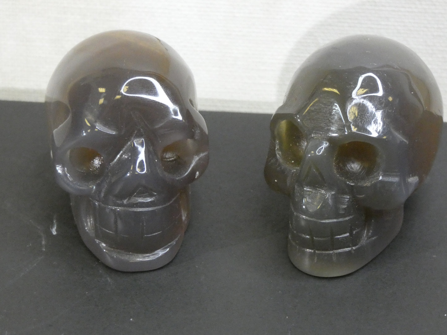 Agate Skull Carving