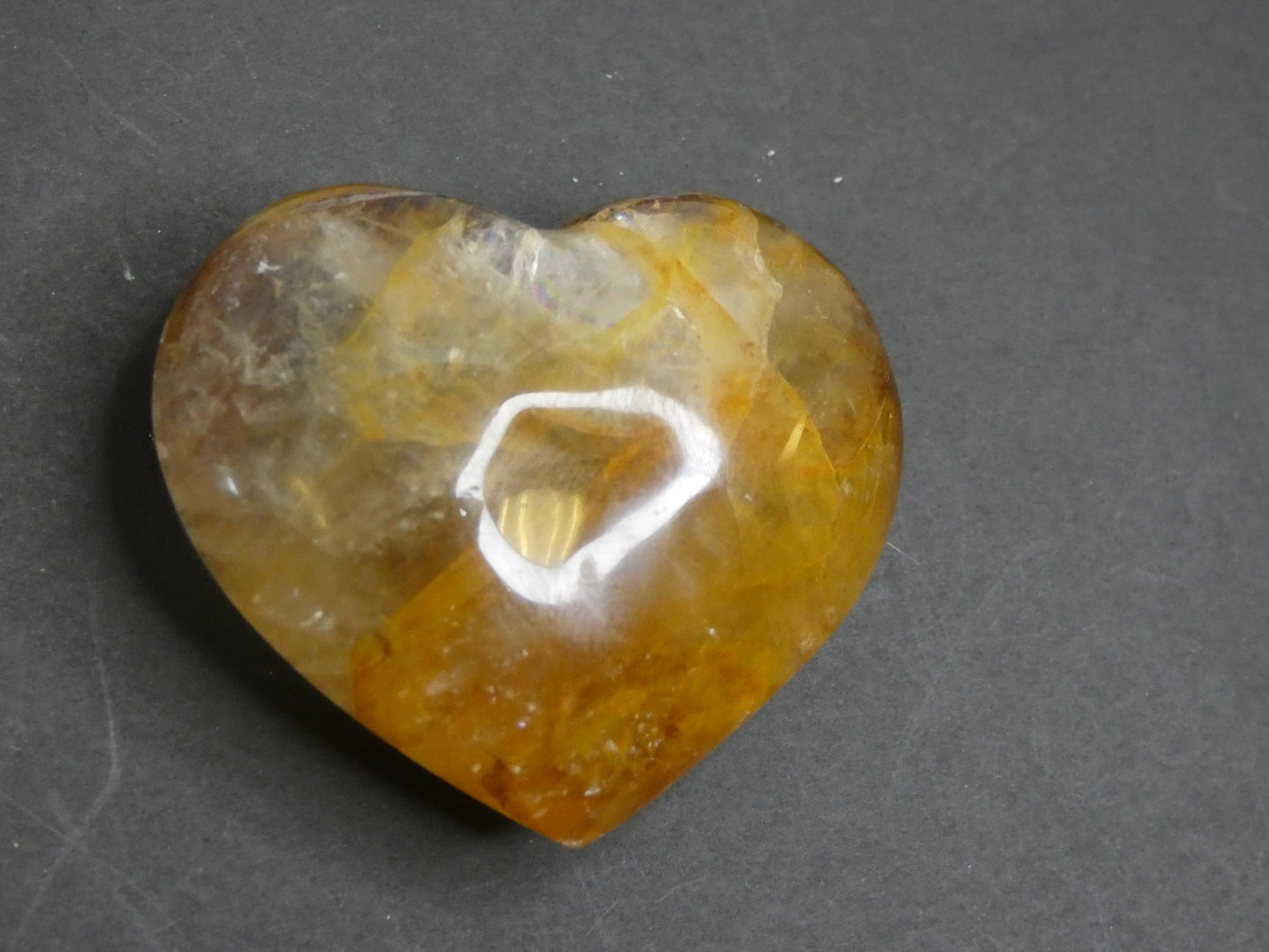 Golden Healer Heart Carving