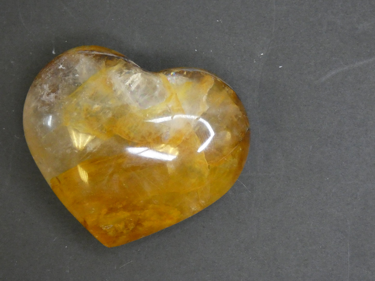 Golden Healer Heart Carving