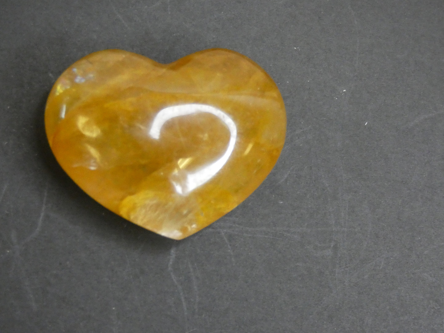 Golden Healer Heart Carving