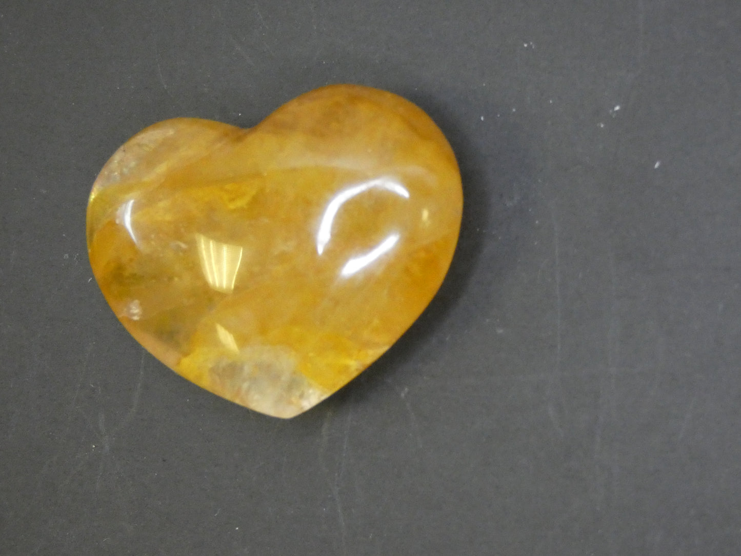 Golden Healer Heart Carving