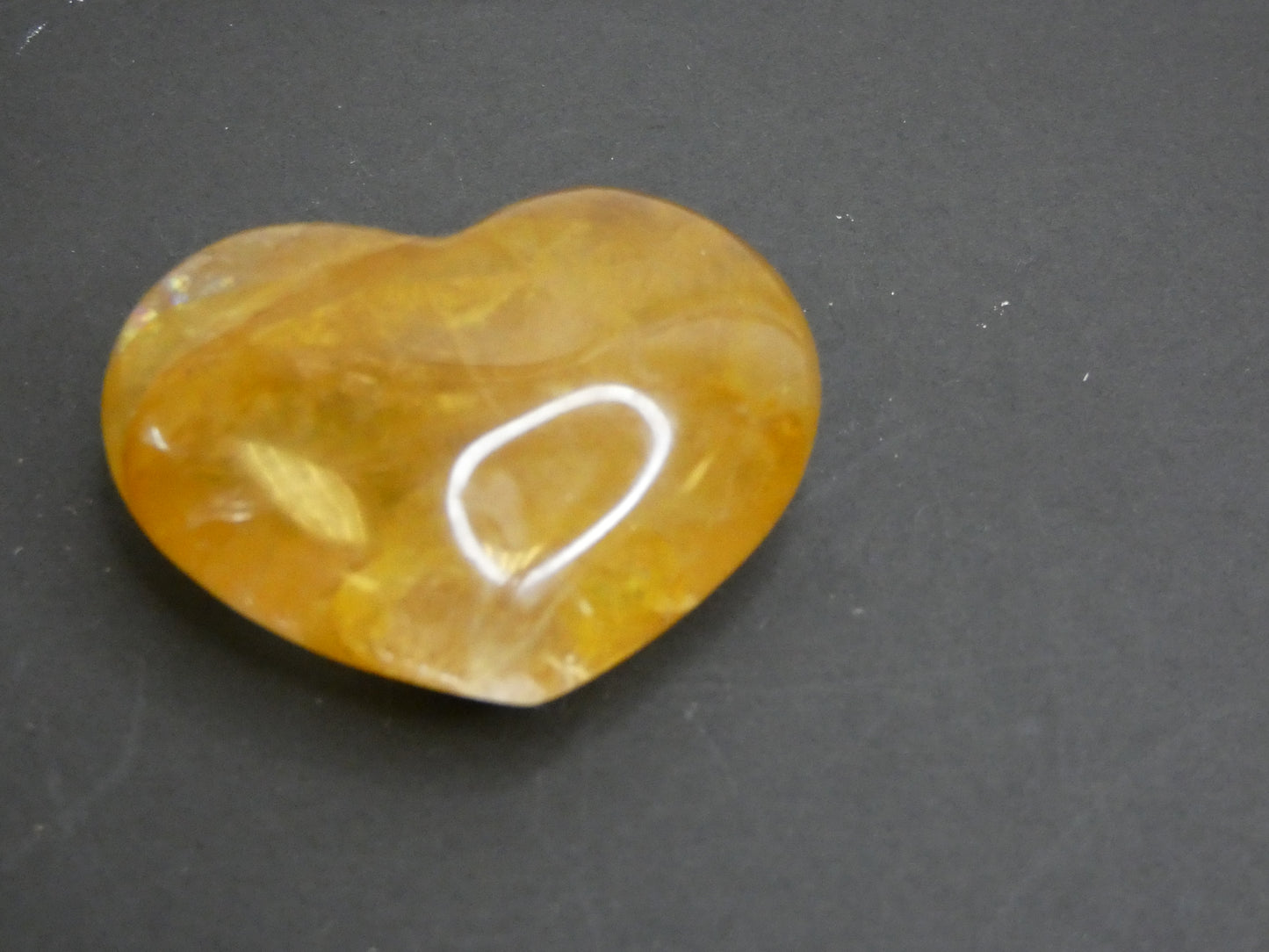 Golden Healer Heart Carving