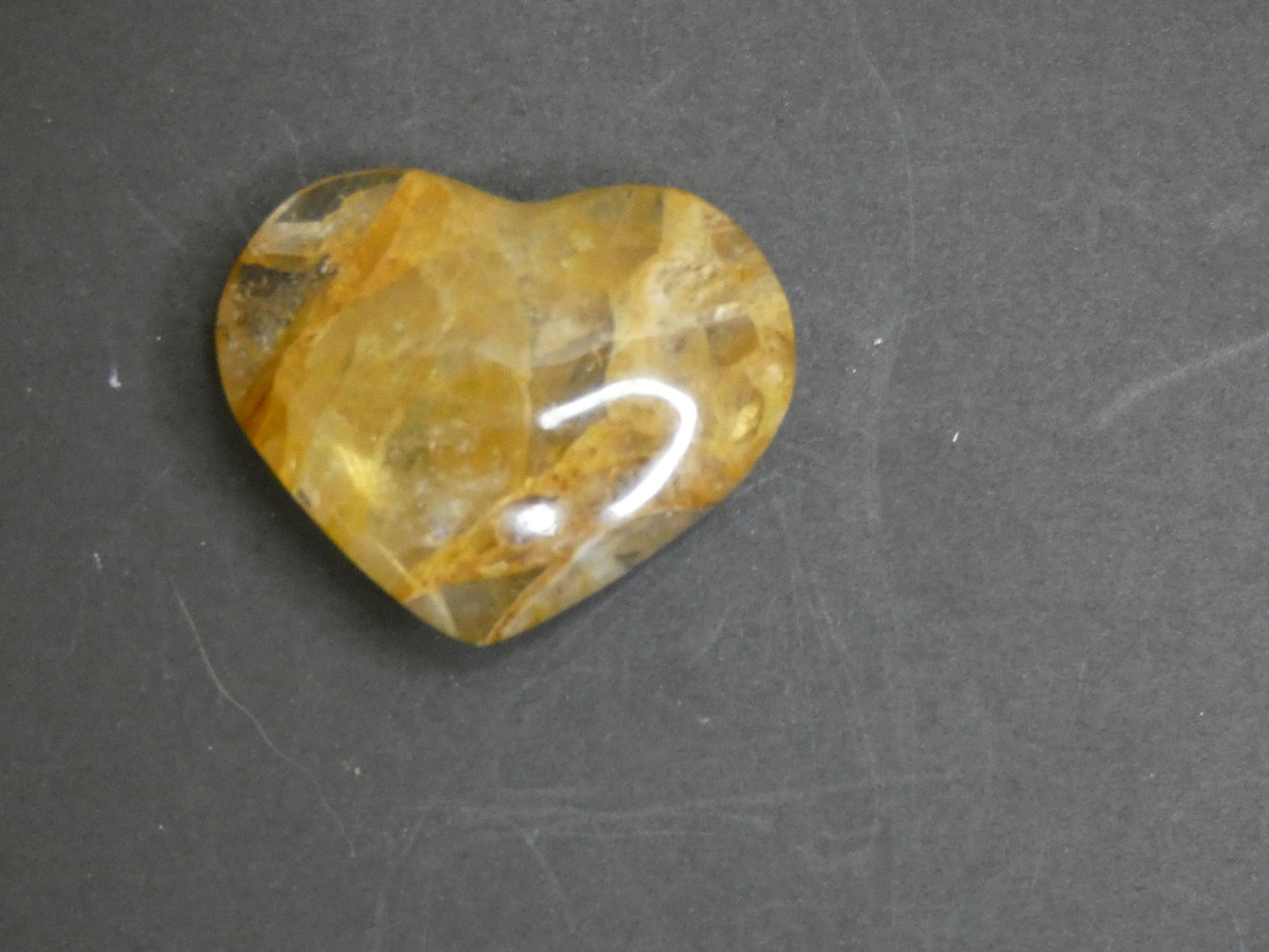 Golden Healer Heart Carving