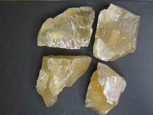 Honey Calcite Raw Chunk